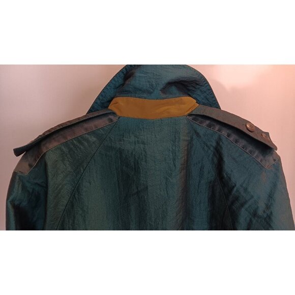 Vintage Westfield Trench Coat Size 10 With Belt Green 80s Or 90s See Photos - Picture 10 of 16